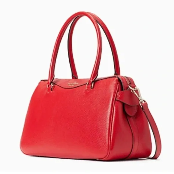 Kate Spade Mimi Satchel Candied Cherry Red - Picture 2 of 4